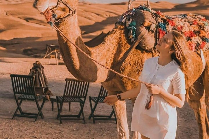 Marrakech: Sunset Camel Ride in the Agafay Desert