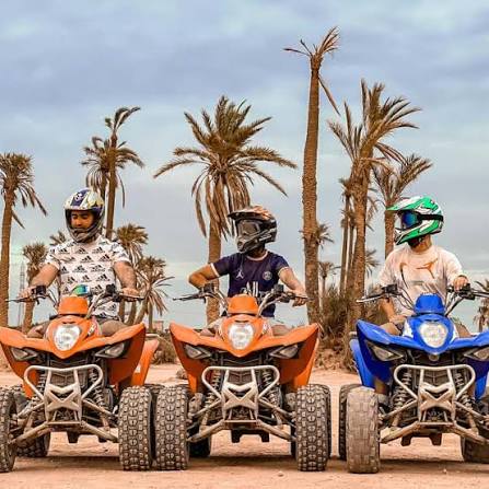 Marrakech: Quad Bike Ride in the Palmeraie Desert